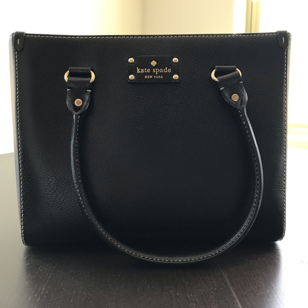 Kate Spade Black Leather Satchel